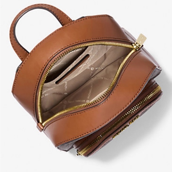 Michael Kors Jaycee Extra-Small Convertible Backpack Purse – Brown